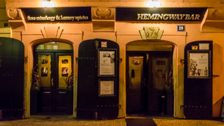 Le Bar Hemingway, Prague, République tchèque