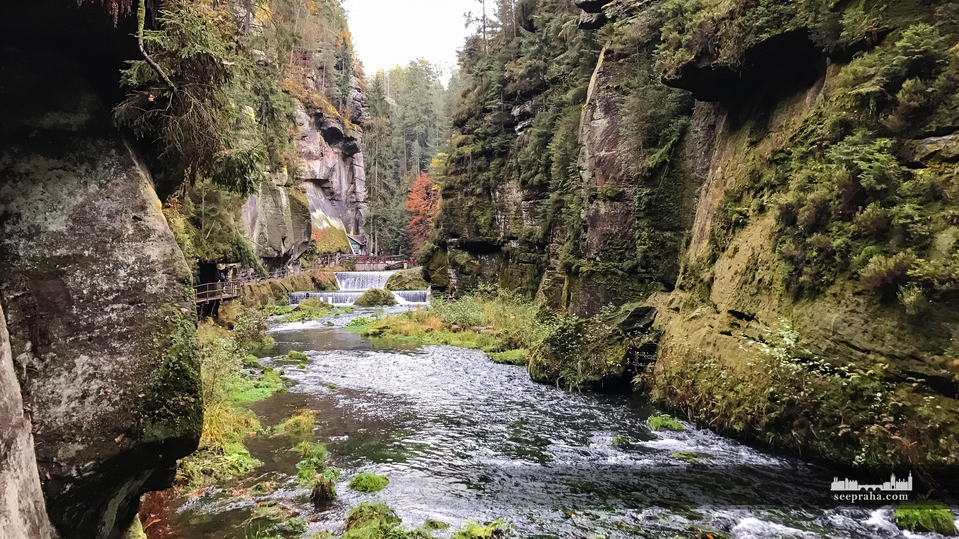 Defileul Edmund și râul Kamenița, Parcul Elveția Cehă, Cehia