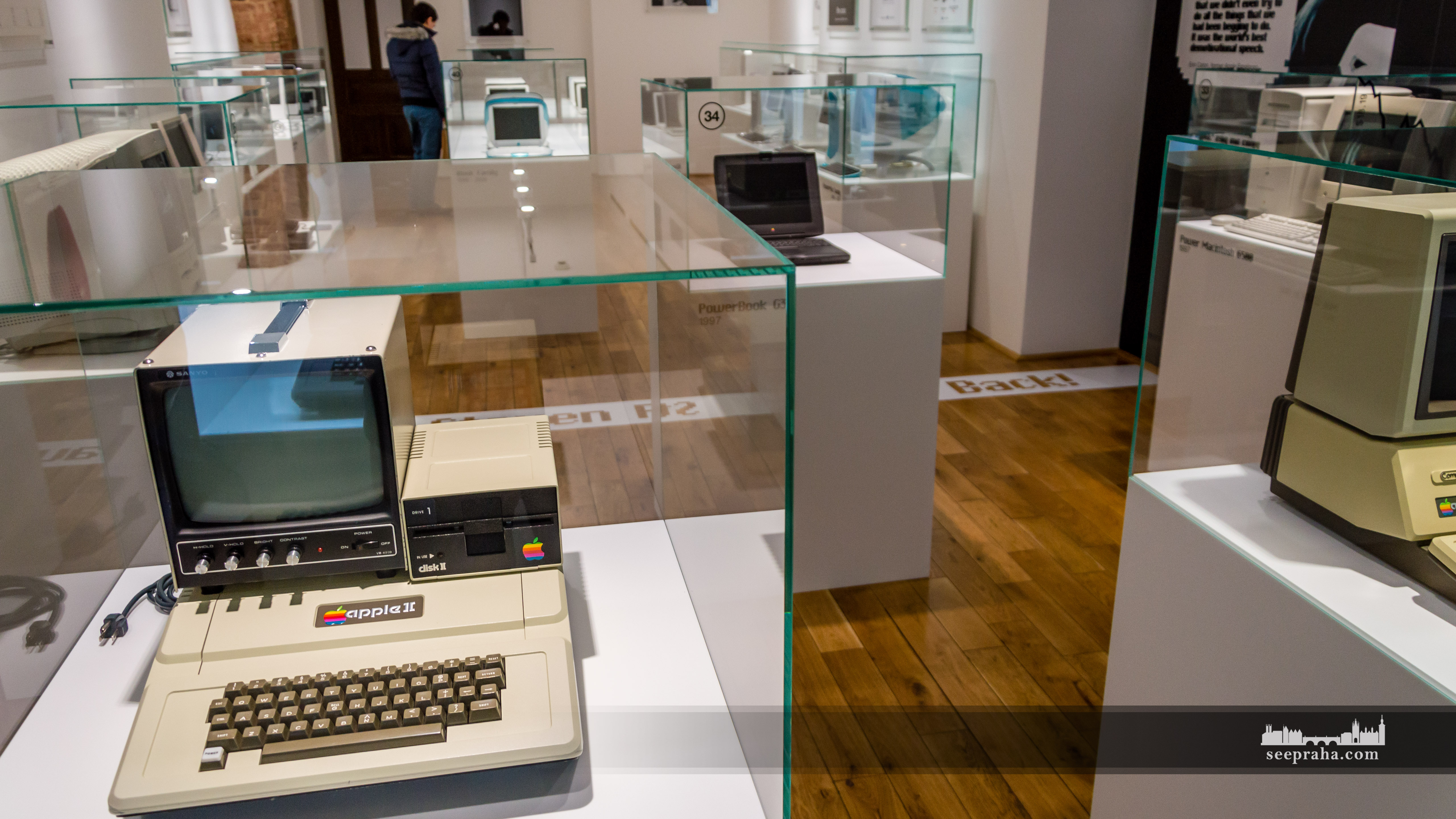 Computers in the Apple Museum, Prague, Czech Republic