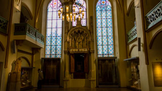 Die Innenansicht der Maisel-Synagoge, Prag, Tschechien