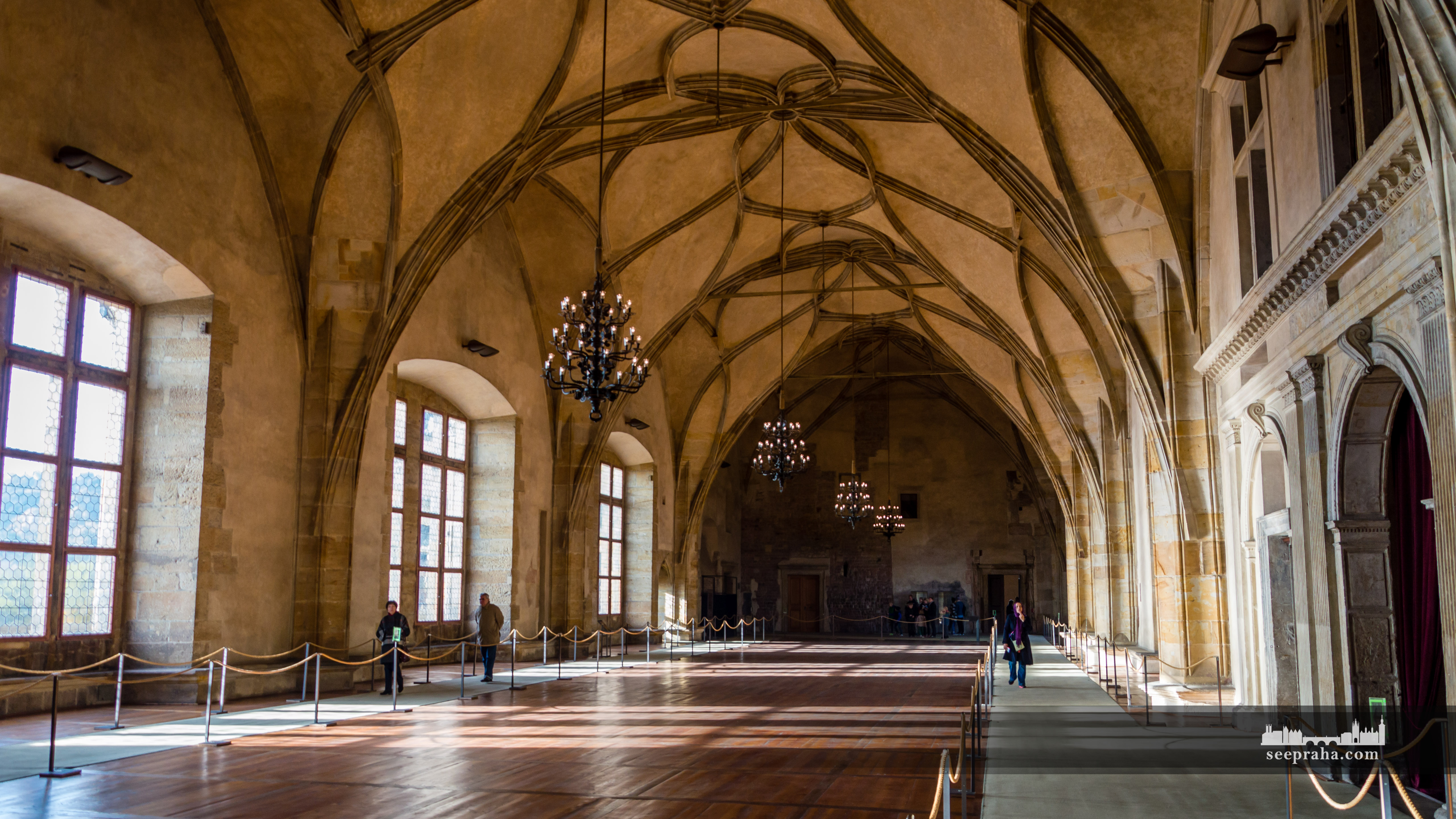 Interior of the Old Royal Palace, Prague, Czech Republic