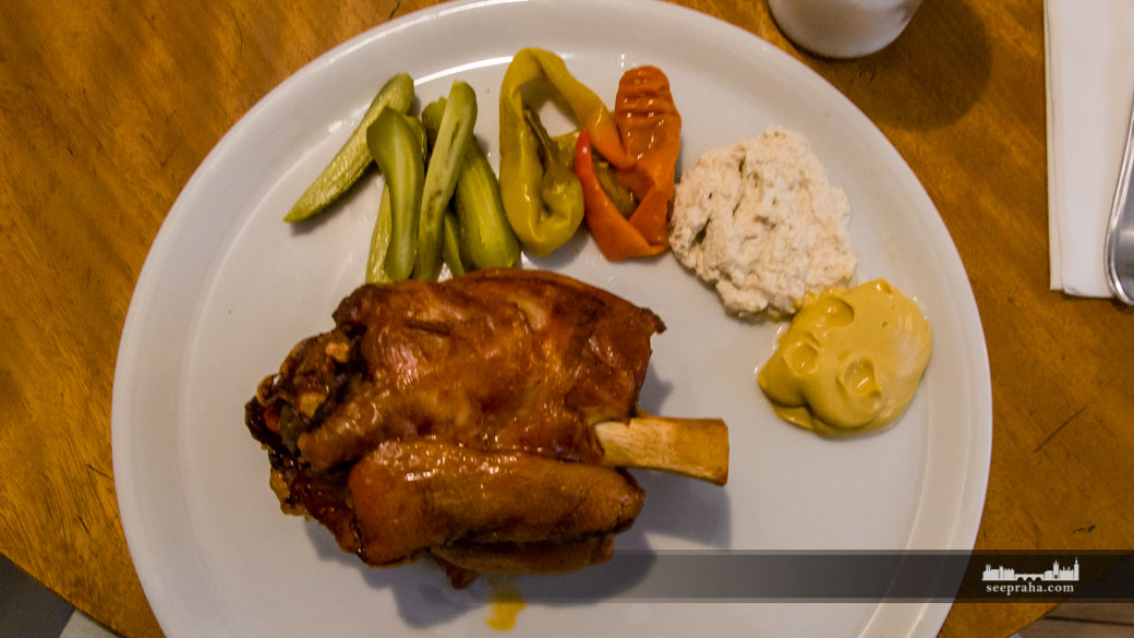 Prague. Knuckle of pork