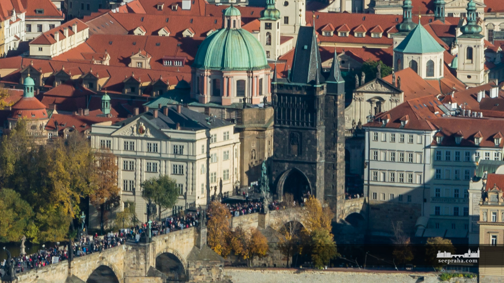 La tour du pont Charles, Prague, République tchèque